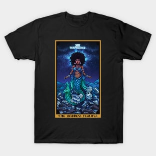 The Goddess Yemaya Temperance Tarot Card T-Shirt